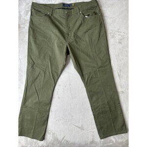 Polo Ralph Lauren Varick Slim Straight Chino Pants Mens 40x30 Green